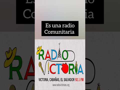 Radio Victoria 92.5 FM Cabañas El Salvador #elsalvador #radio
