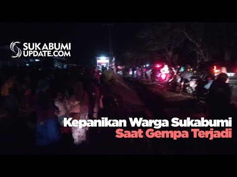 Video: Kepanikan Warga Sukabumi Saat Gempa Terjadi