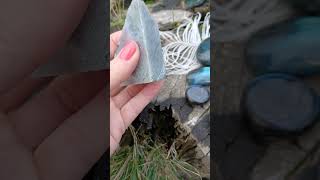 Biely labradorit rez 110g
