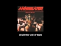 Annihilator - In the Blood (Lyrics)