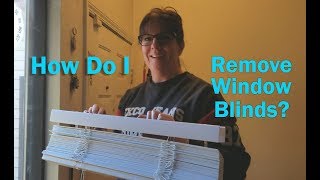 How Do I Remove Window Blinds