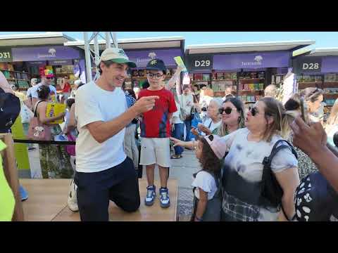 Saibam tudo sobre a visita do autor Andy Lee à Feira do Livro de Lisboa