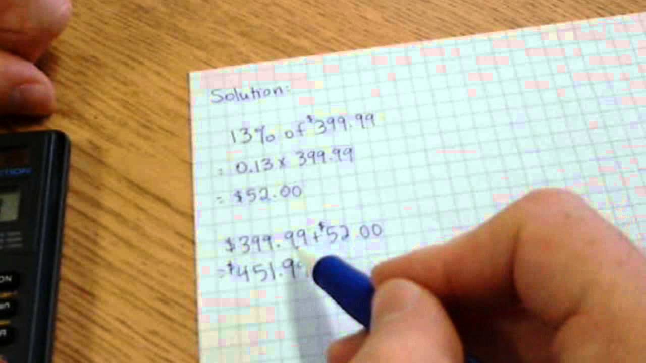 Unit 7 - Harmonized Sales Tax (HST)