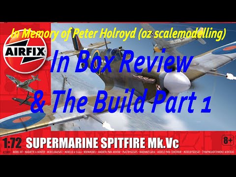 Airfix 1:72 Spitfire Mk.VC Starter Set In Box Review & The Build Part 1 #airfix #starterset
