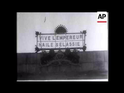 Mussolini's Sons Leave For Abyssinia.