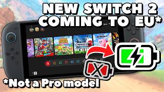 EU Getting New Switch 2 Model with Replaceable Batteries