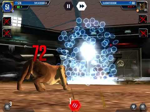 Max damage of my Thylacosmilus(My Strongest Cenozoic creature) | Jurassic World The Game