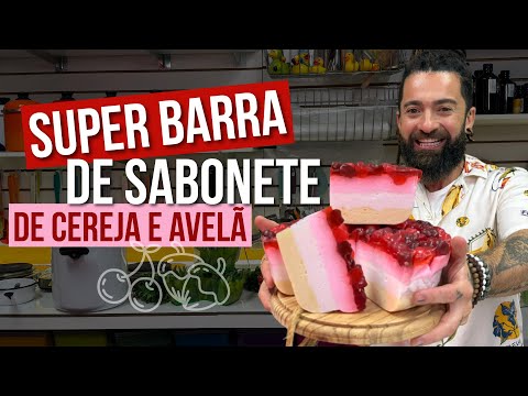 SUPER CHERRY AND HAZELNUT SOAP BAR