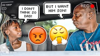 ACTING &quot;SUS&quot; PRANK ON MY 13 YEAR OLD SON DARION TO SEE HIS REACTION**VERY BAD IDEA**