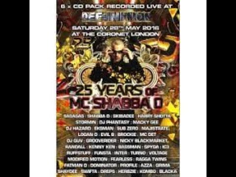 25 Years Of MC Shabba - Randall b2b Kenny Ken & MCs Bassman & Spyda