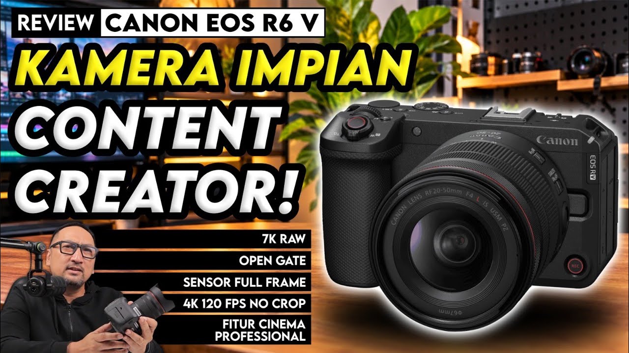 Kamera Termurah utk Kelas Kemampuannya! Review Canon EOS R6 V