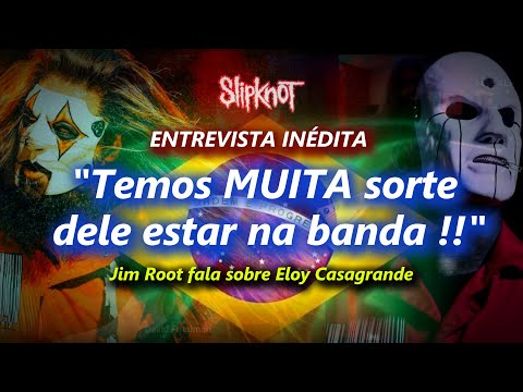 Entrevista EXCLUSIVA Jim Root fala sobre Eloy Casagrande no Slipknot 2024 (legenda português)