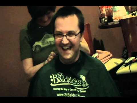St. Baldricks Foundation "shave your head for cancer"