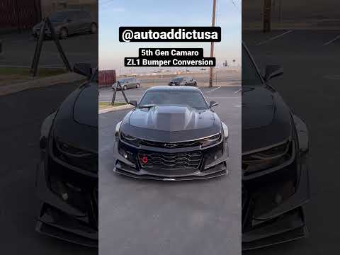 5th gen ZL1 Bumper Conversion @AutoAddictUSA #autoaddictusa #chevroletcamaro #sportscar #camaro