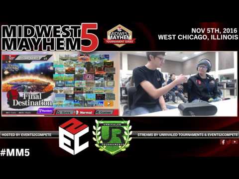 Midwest Mayhem 5 Singles Pools: RavenKing (Ike) vs. bsquared (Toon Link)