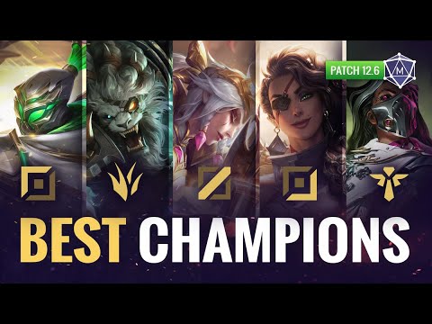 BEST Champions for EVERY Role to Play in Season 12 Patch 12.6