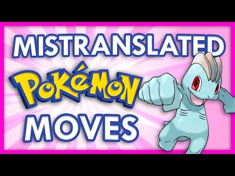 Mistranslated Pokemon Moves