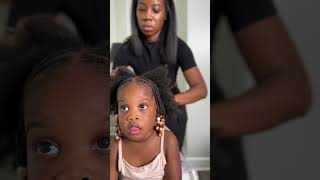Toddler Hairstyle FULANI BRAIDS WITH BEADS