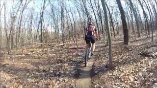 preview picture of video 'West Michigan Mountain Biking - Cannonsburg Ski Area'