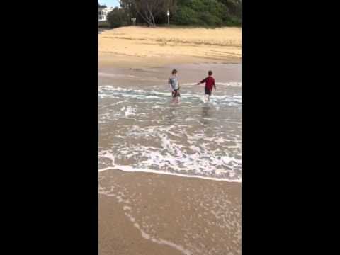 Tavi at Moffat Beach.