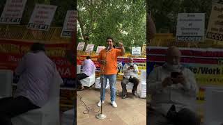 Speech by Er. Abhimanyu Dhankhar, National Secretary General, All India Federation of Power Diploma Engineers (AIFOPDE) at the Satyagrah Andolan of electricity workers against the Electricity (Amendment) Bill, 2021 at New Delhi on 3 August 2021