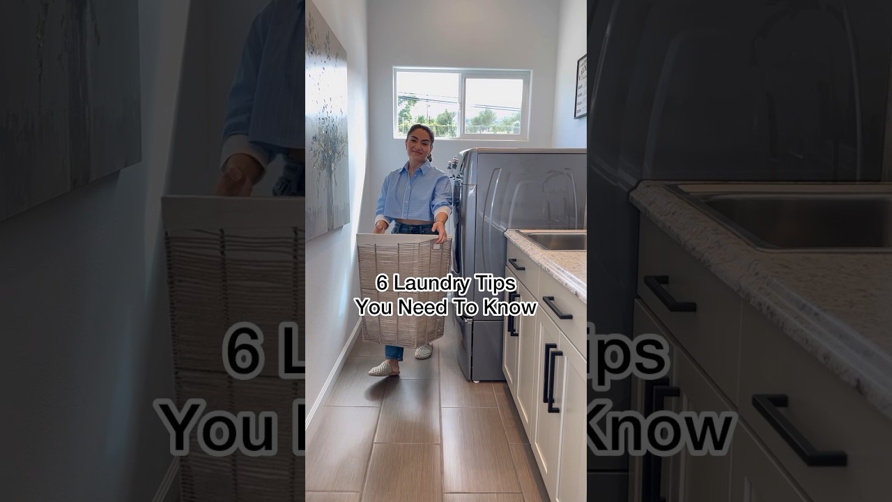 6 Laundry Tips You Must Know! #laundrytips #laundryhacks #laundry #hometips #homehacks