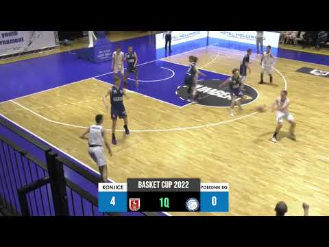 BASKET CUP SARAJEVO 2022   Final U18M   KONJICE   POBEDNIK BEOGRAD