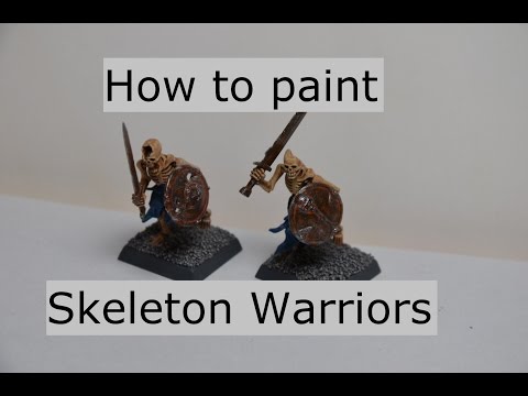 How to paint Skeleton Warriors (Vampire Counts)