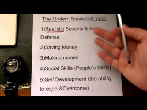 5 most underrated Survival Skills for Survivalists & Preppers Part 1 of 2