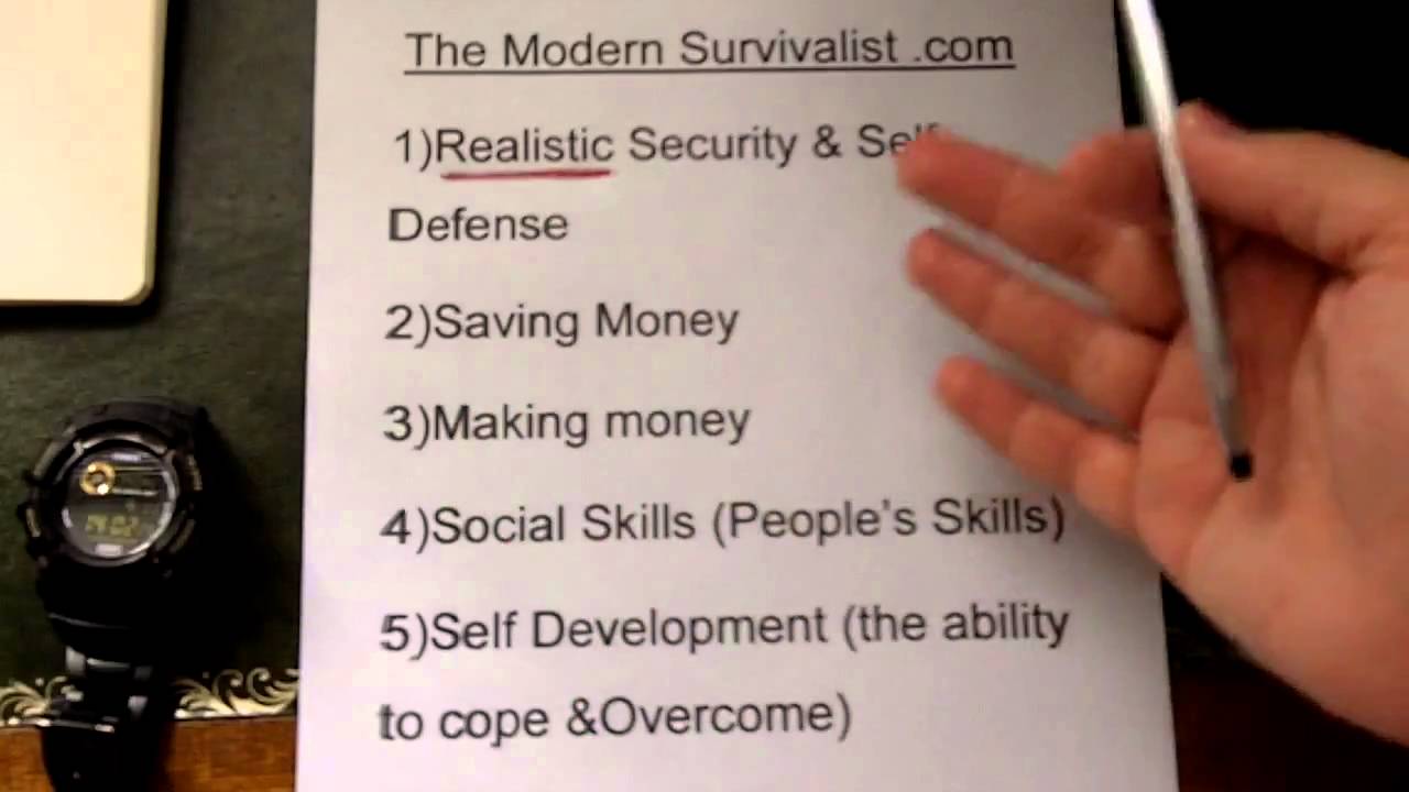 5 most underrated Survival Skills for Survivalists & Preppers Part 1 of 2