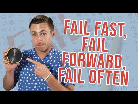 Fail Fast, Fail Forward, Fail Often  (selfpublishing.com Core Value)