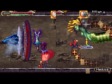 Castlevania: Portrait of Ruin Boss Rush (No Damage, All Courses, Jonathan)