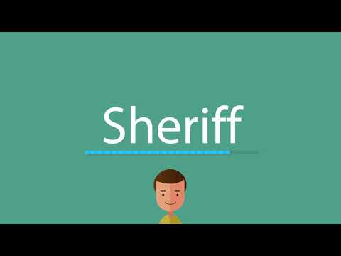 How to pronounce Sheriff