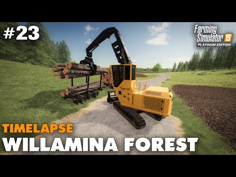 Willamina Forest Timelapse #23 Buying Land & Building Roads Farming simulator 19 Seasons