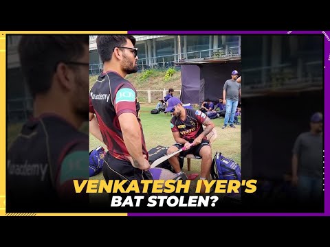 Nitish Rana & Rinku Singh try to steal Venkatesh Iyer's bat | KKR IPL 2022