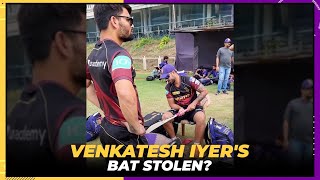 Nitish Rana & Rinku Singh try to steal Venkatesh Iyer's bat | KKR IPL 2022