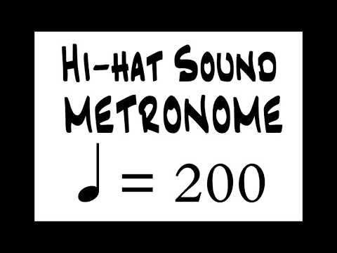 BPM 200 Hi Hat Sound Metronome
