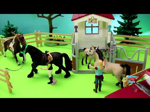 Horse Stable Barn Schleich Toy Playset For Kids