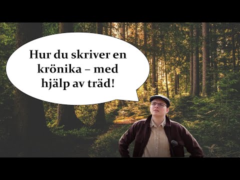 Hur skriver man en krönika (resonerande text)?