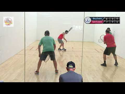 2017 IRF Racquetball Senior World Championships - 50+ Men's Doubles - USA vs MEX
