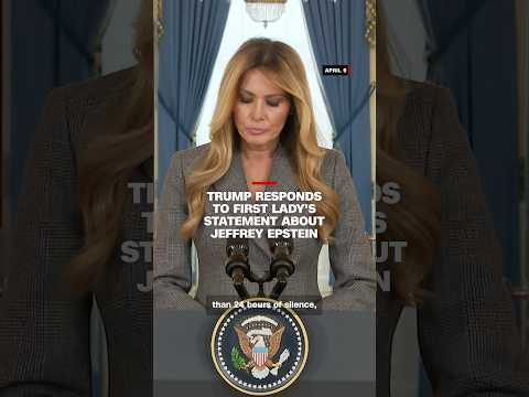 Trump responds to first lady's statement about Jeffrey Epstein