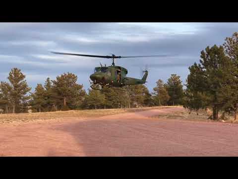 UH-1N Flyby, Landing, and Takeoff