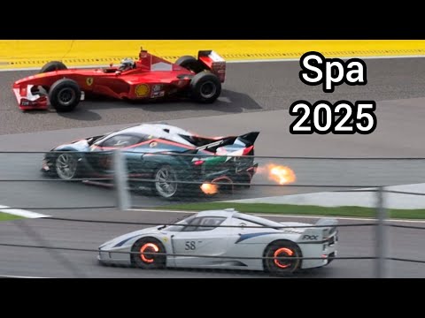 Ferrari Racing Days - Spa Francorchamps 2025 - Raw engine sounds