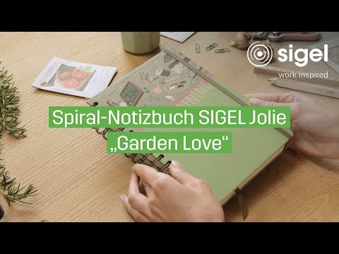 Spiral-Notizbuch SIGEL Jolie "Garden Love" | SIGEL