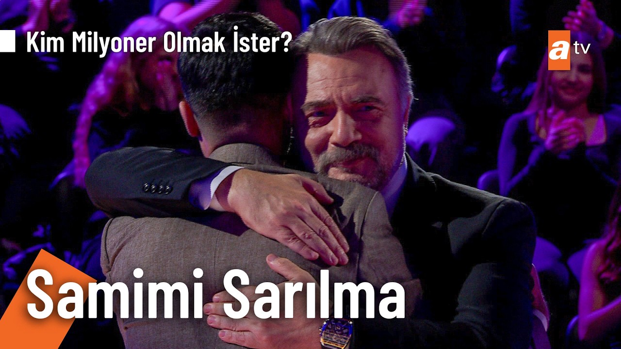 Heyecanı geçsin diye samimi bir şekilde sarıldı - Kim Milyoner Olmak İster? 1217. Bölüm