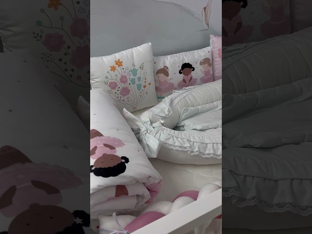 Confira o Kit Berço Bailarinas que a mamãe #estefanyboro escolheu para a Athena 🥰💖 #graodegente