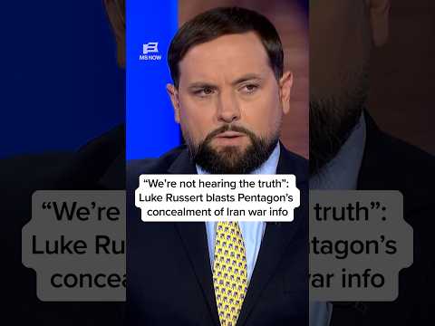 'We're not hearing the truth': Luke Russert blasts Pentagon's concealment of Iran war info