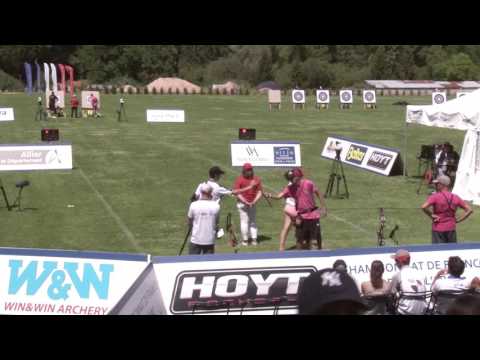 Chauveau - Girard Or CHCO | Championnat de France FITA Jeunes Vichy 2017