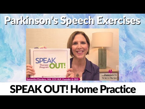 Parkinson's Speech Exercises: Lesson Three