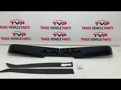 Fits VW Transporter T5 T6 2003-2021 Twin Barn Door Rear Roof Boot Spoiler Gloss Black video